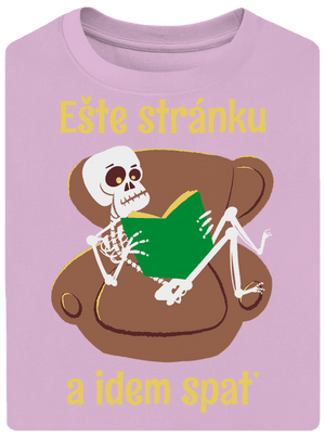 Ešte stránku unisex tričko oversized Orchid