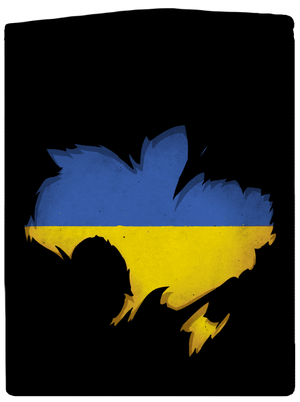 Ukrajina - Inside dámska mikina na zips Black