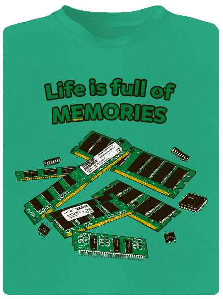 Uchované v pamäti pánske športové tričko Mint Mal