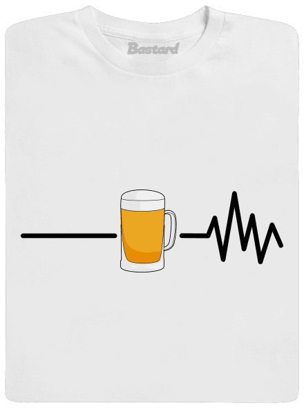 Beer help pánske dlhý rukáv White
