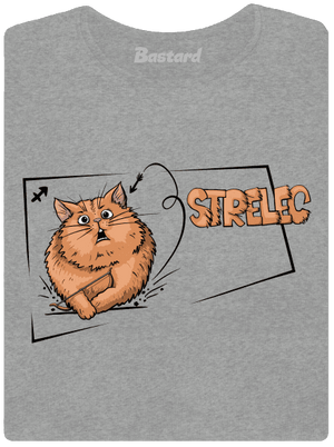 Mačací horoskop: Strelec dámske tričko Dark Gray Melange
