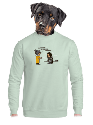 unisex mikina bez kapucne