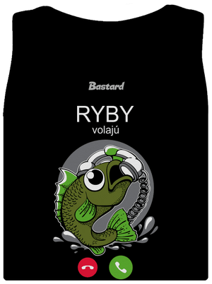 Ryby volají dámske tielko klasické Black