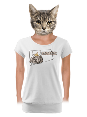 dámske tričko s lemom