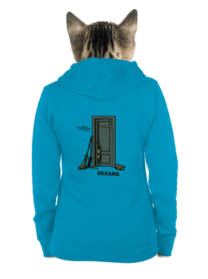 Sexana dámska mikina na zips Blue Atol