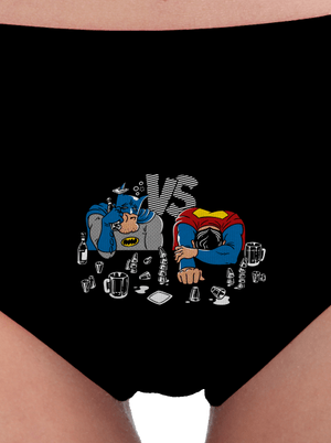 Súboj superhrdinov dámske nohavičky Black