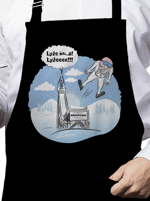 Lyže zástera Black