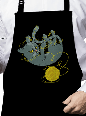 Nevrlý kocúr zástera Black