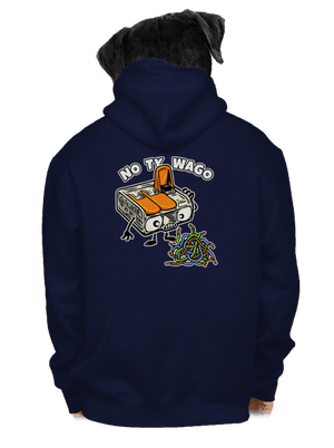 Wago svorka pánska mikina na zips Navy