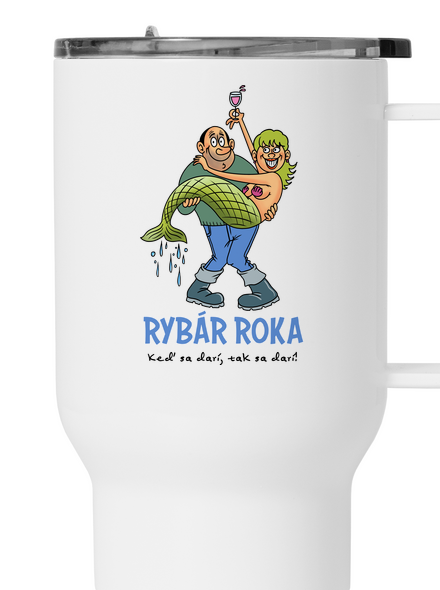 Rybár roka termohrnček White