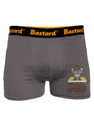 BurChuck boxerky Gray Melange