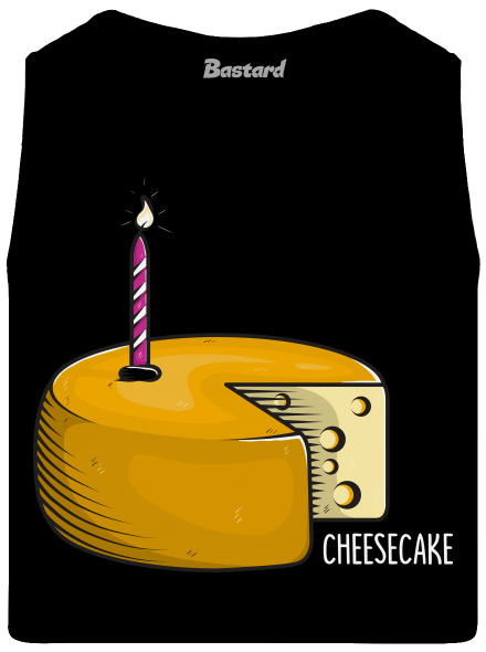 Cheese cake pánske tielko Black