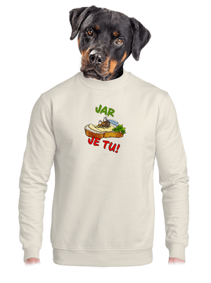 unisex mikina bez kapucne