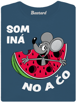 Som iná dámske tričko prémium Petrol Blue