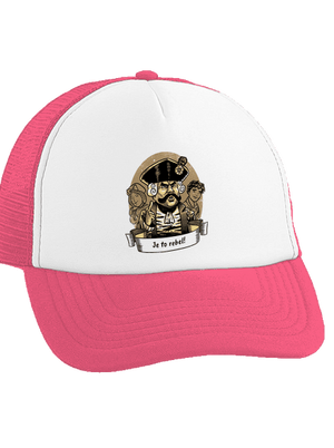 B14: S čerty nejsou žerty šiltovka truckerka Fluorescent Pink cap