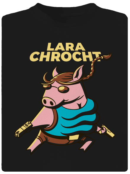 Lara Chrocht detské športové tričko Black
