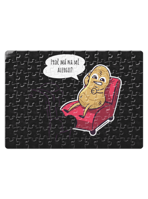 Alergény u psychológa puzzle White