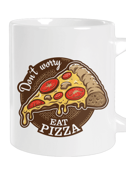 Pizza veľký hrnček White