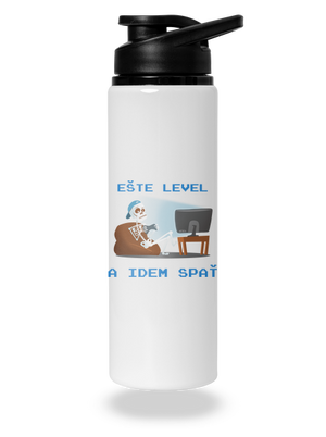 Ešte level flaša na vodu White