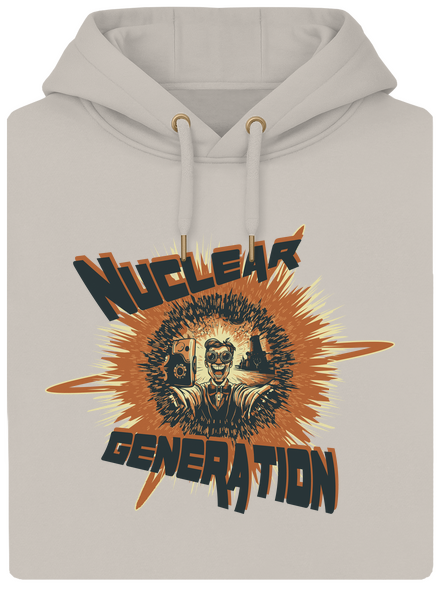 Nuclear generation 2 unisex mikina premium Pastel Macchiato