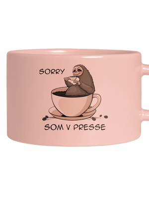 V presse hrnček makronka Pink Macaron