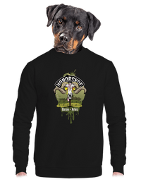 unisex mikina bez kapucne