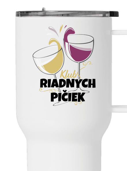 Klub riadnych pičiek termohrnček White