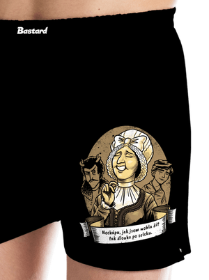 B14: Dorota Máchalová pánske trenky Black