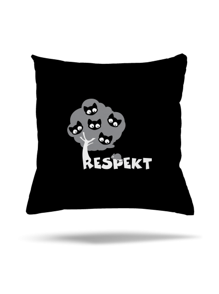 Rešpekt vankúš Black