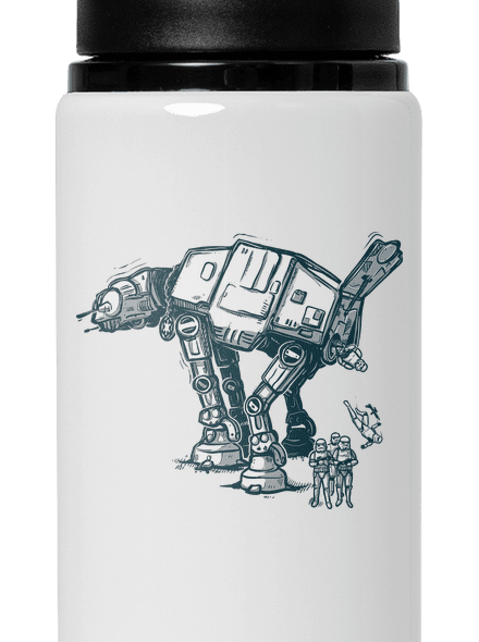AT-AT flaša na vodu White