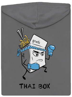 Thai box dámska mikina na zips Steel Gray