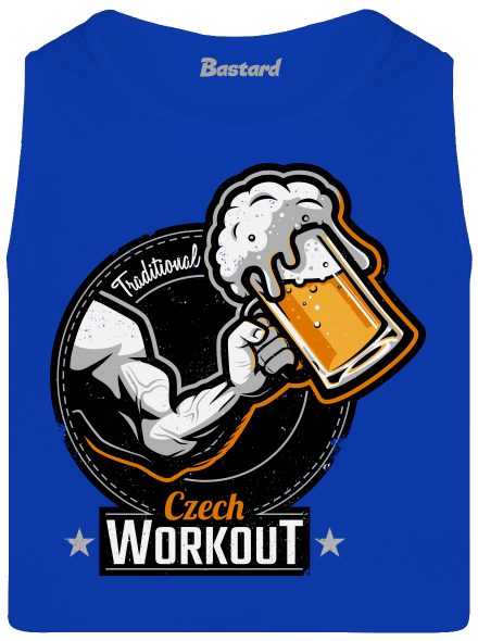Czech workout pánske tielko Royal Blue