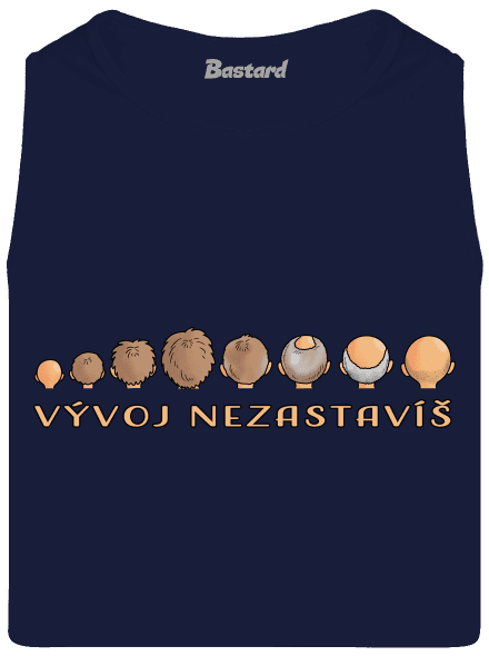 Vývoj nezastavíš pánske tielko French Navy