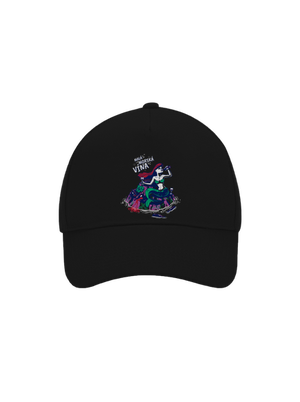 Malá mořská vína šiltovka baseballka Black