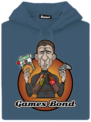 Games Bond dámska mikina klokanka Denim