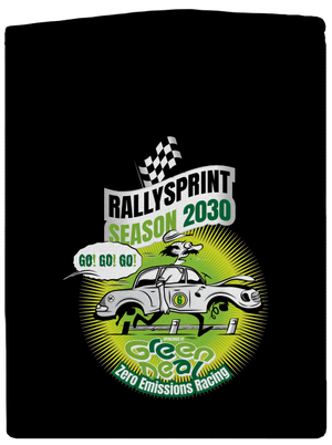 Rallysprint 2030 dámska mikina na zips Black