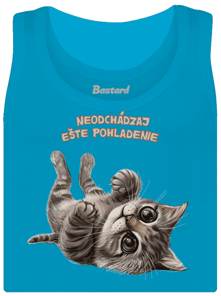 Ešte pohladenie dámske tielko klasické Blue Atol