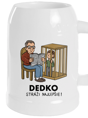 Dedko stráži najlepšie polliter White