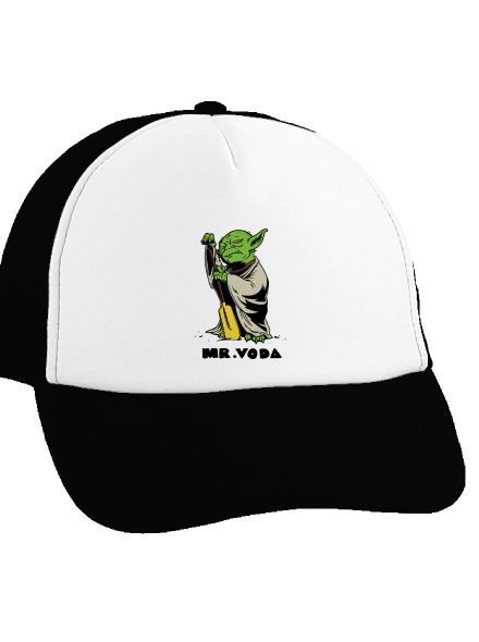 Mr. Voda šiltovka truckerka Black cap