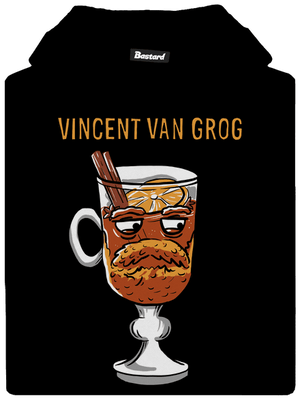 Vincent van Grog detská mikina klokanka Black