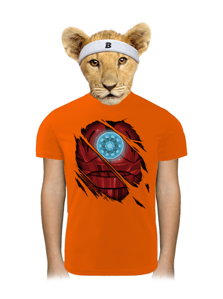 Ironman detské športové tričko Neon Orange