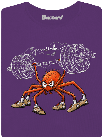 Pavučinka dámske tričko prémium Purple