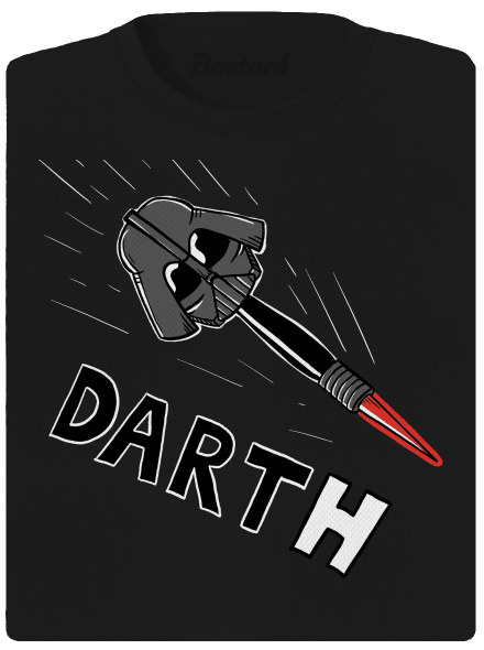 Dart(h) dámske športové tričko Black
