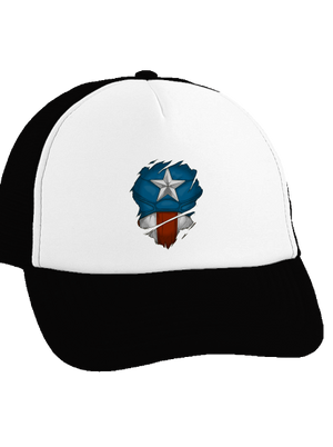 Captain Inside šiltovka truckerka Black cap