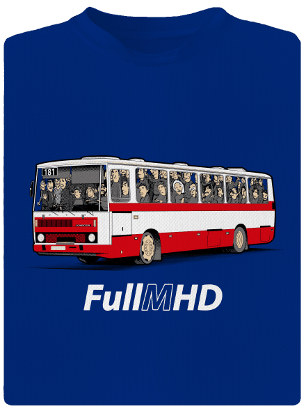 Full MHD pánske športové tričko Royal Blue Mal