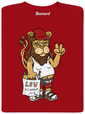 Lvíček pánske tričko Red