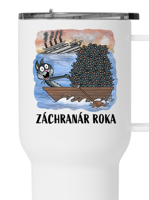 Záchranár roka termohrnček White