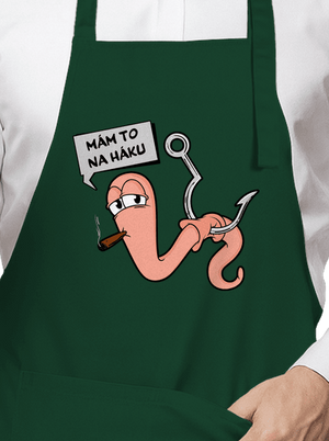 Na háku zástera Bottle Green