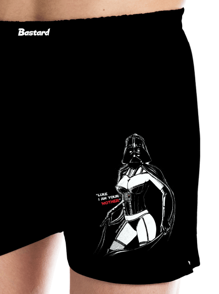 Mrs. Vader pánske trenky Black