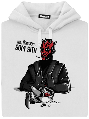 Som sith dámska mikina klokanka White